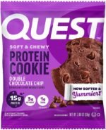Quest Nutrition Double Chocolate Chip Protein Cookie,  12 Count - Image 5