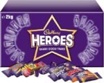 Cadbury Heroes Chocolate Bulk Share Box, Assorted Mini-Size Milk Chocolate Bars,2 kg (Pack of 1) - Image 4