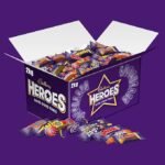 Cadbury Heroes Chocolate Bulk Share Box, Assorted Mini-Size Milk Chocolate Bars,2 kg (Pack of 1)